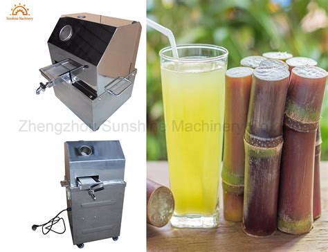 China Electric Vertical Sugar Cane Juice Extractor Sugarcane Juicer