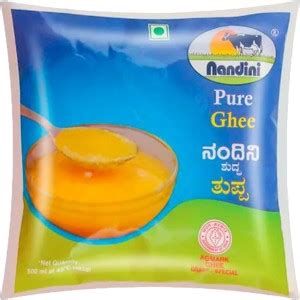 Nandini Cow Ghee 500 Ml Pouch Price In India Buy Nandini Cow Ghee 500