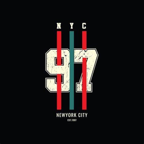 Premium Vector Nyc Tshirt And Apparel Design