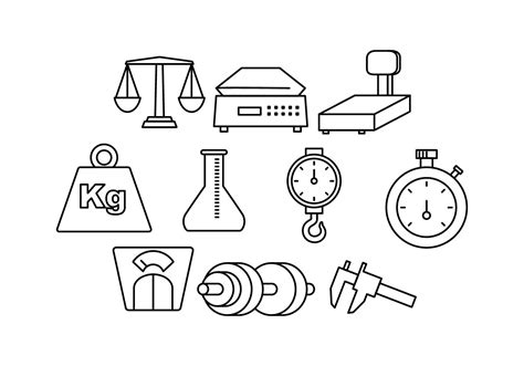 Free Measuring Tools Line Icon Vector Vector Art At Vecteezy