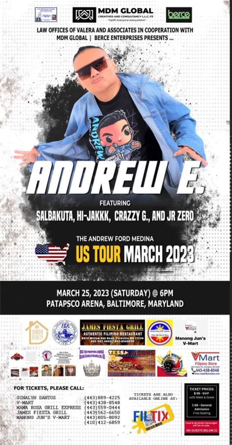 Andrew E. USA Tour Live in Baltimore MD | Visit Baltimore