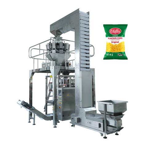 Automatic Plantain Banana Chips Packaging Machine 55 Bags Minute