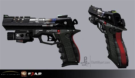 Futuristic Pistol Concept