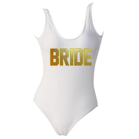 Bride White One Piece Monokini Swimsuit Adashofchic