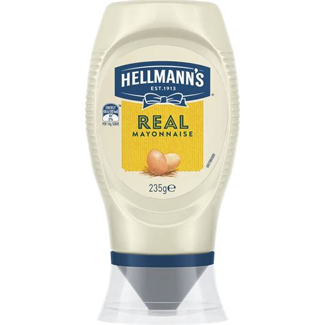 Hellmann S Real Mayonnaise Squeeze Bottle 235g Woolworths