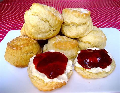 Classic Scones With Jam And Cream Sams Kitchen