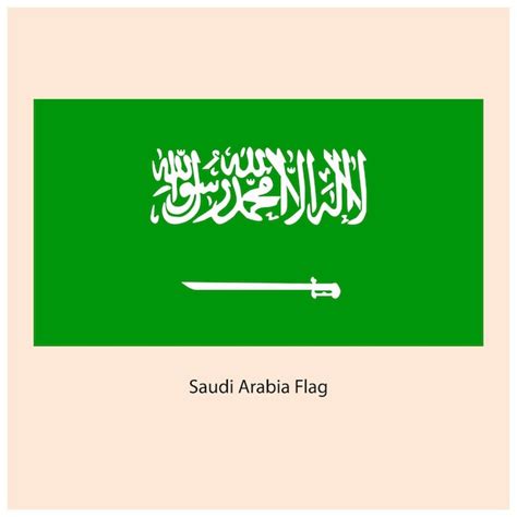 Premium Vector | Flag of Saudi Arabia Kingdom of Saudi Arabia vector ...