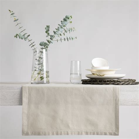 Kitchen Gather Home Co Classic Hemstitch Table Runner