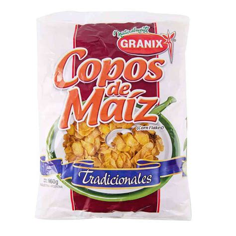 Copos De Maíz Tradicionales Granix 160 Gr Disco