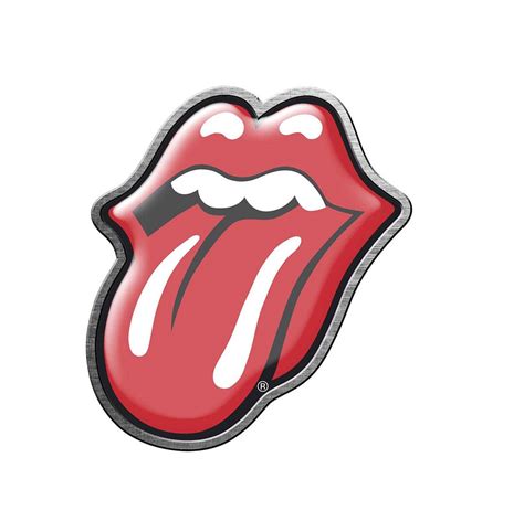 The Rolling Stones Red Tongue Pin Badge Metal Pinback Etsy