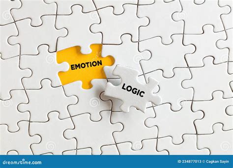 The Words Emotion And Logic On The Missing Puzzle Pieces To Discover