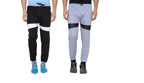 Buy Swaggy Solid Mens Track Pants Pack Of 2 Online ₹599 From Shopclues