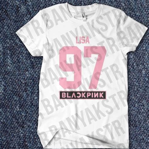 Jual Kaos Lisa Blackpink Kaos Rose Blackpink Kaos Jisoo Blackpink