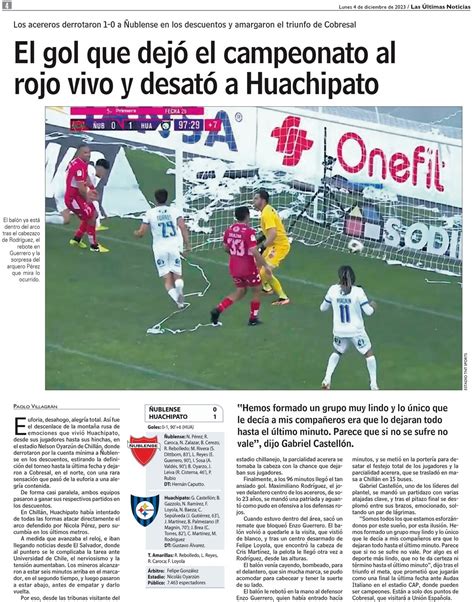 El gol que dejó el campeonato al rojo vivo y desató a Huachipato