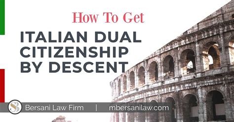 Italian Dual Citizenship How To Get Dual Citizenship In Italy