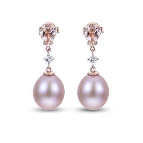 Imperial Pearl Mm Natural Color Pink Freshwater Pearl Drop