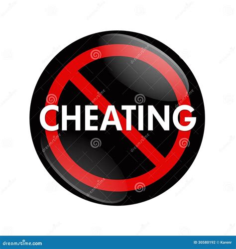 stop cheating stock illustration illustration  cheating