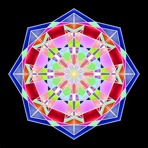 Mandala Kaleidoscope Pattern Art Free Stock Photo Public Domain