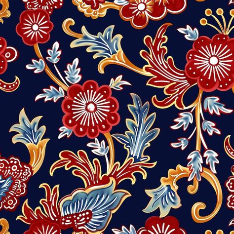 Premium Photo Indonesian Traditional Batik Vector Pattern