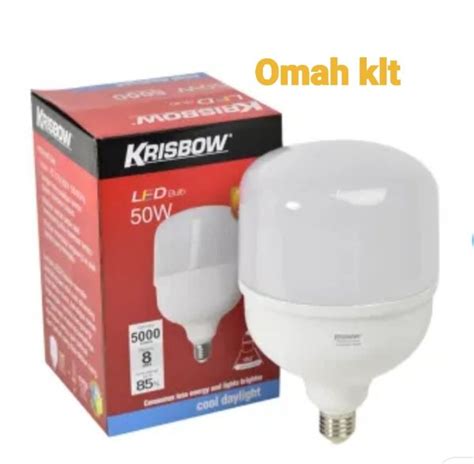 Jual Lampu Led Bohlam Bulb Krisbow 50 Watt Garansi 2 Tahun Resmi Di