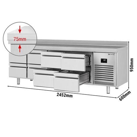 Bancada De Refrigera O Premium Plus X Mm Gavetas De