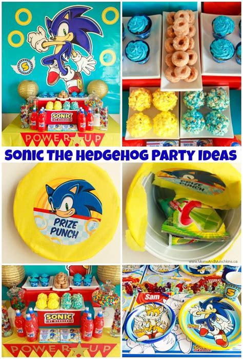 Sonic The Hedgehog Birthday Party Food Ideas