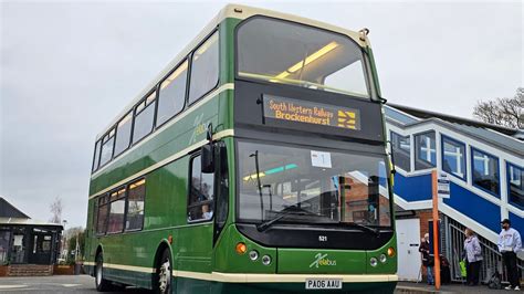 Lovely Xelabus 521 PA06 AAU Dennis Trident On Rail Replacement YouTube