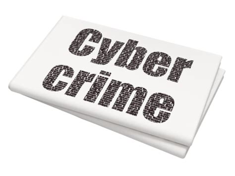 Cybercrime Security Concept Illustrated On Blank Property Pin