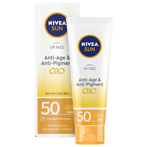 Nivea Sun Q Crema De Fata Pentru Protectie Solara Cu Efect Anti Rid