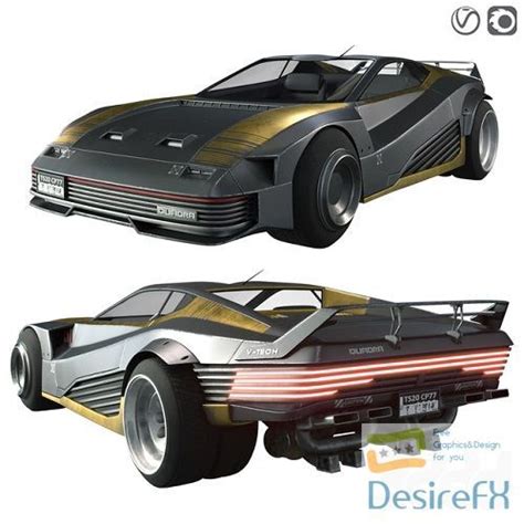 Quadra V Tech Sportcar From Cyberpunk 2077 3d Model Cyberpunk 2077