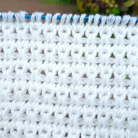 Super Easy Tunisian Crochet Baby Blanket For Beginners Online Tutorial