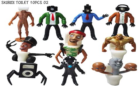 Amazon Glxysn Pcs Skibidi Toilet Action Figures Skibidi Battle