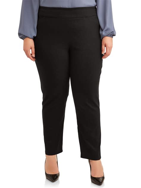 Terra And Sky Women S Plus Size Dress Pant With Stretch