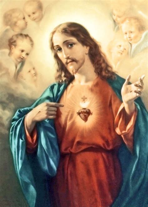 Totus Tuus Maria Posts Tagged Sacred Heart Jesus Christ Art Heart