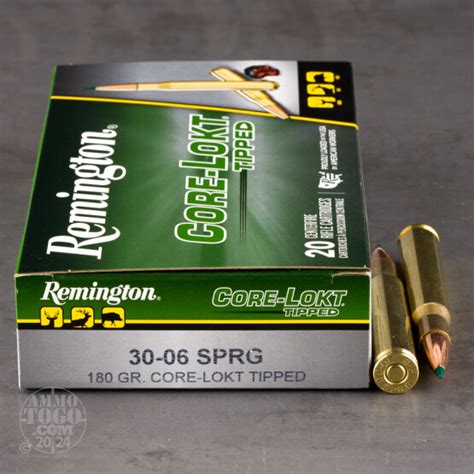 30 06 Ammunition For Sale Remington 180 Grain Polymer Tipped 20 Rounds