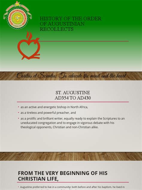 History Of The Order Of Augustinian Recollects Download Free Pdf