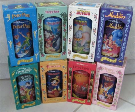 Disney Classics 1994 Collector Series Set Of 8 Glasses Burger King