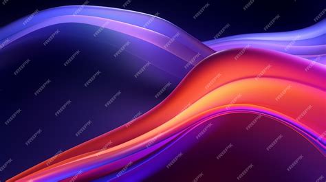 Premium Ai Image 3d Render Abstract Neon Background With Colorful Glowing Lines Generative Ai