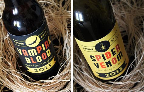 Free Printable: Halloween Wine Labels