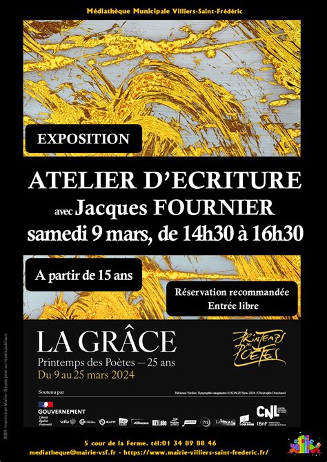 Exposition Le Printemps Des Po Tes Mairie De Villiers Saint Fr D Ric