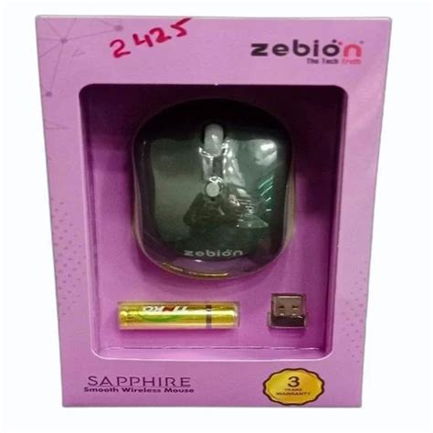 Zebion Sapphire Smooth Wireless Mouse At Rs 250piece Wireless Mouse