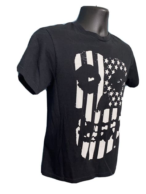 Misfits Crimson Ghost Us American Flag Fiend T Shirt Gem