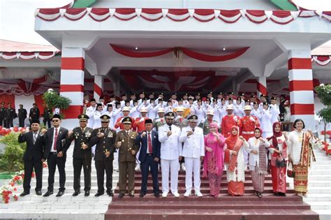 Dipimpin Bupati Upacara Hut Ri Di Halmahera Selatan Berlangsung Khidmat