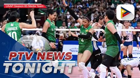 Dlsu Lady Spikers Remain Undefeated In Uaap Season Youtube