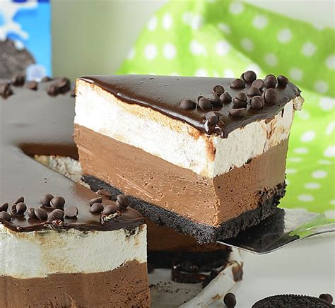 No Bake Layered Chocolate Cheesecake Lidias Cookbook