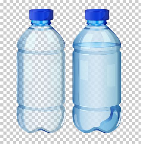 Set of transparent water bottle 474739 Vector Art at Vecteezy