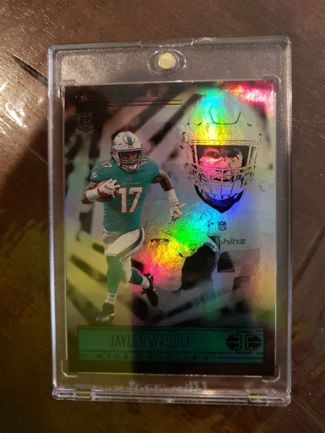 JAYLEN WADDLE 2021 Panini Illusions Football Hobby Base Rookie Card