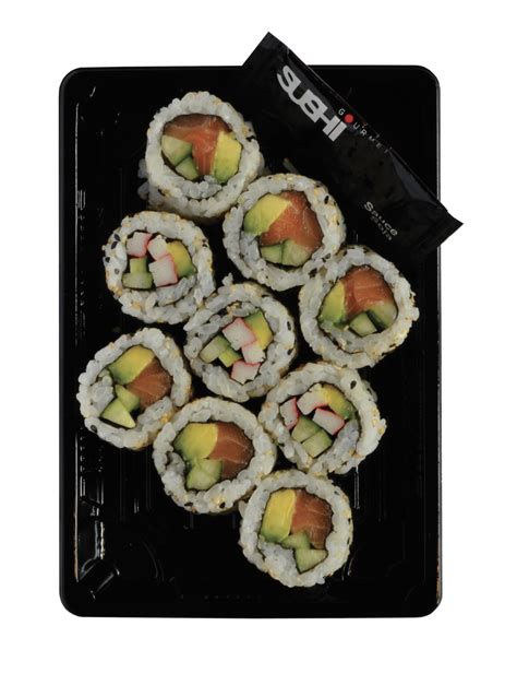 Surimi And Salmon California Roll Sushi Gourmet