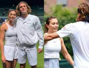 PICTURES. Stefanos Tsitsipas and his girlfriend, Paula Badosa, train ...