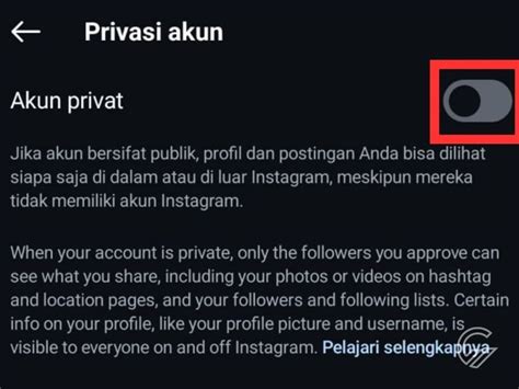 Cara Mengubah Akun Instagram IG Bisnis Ke Pribadi Lagi